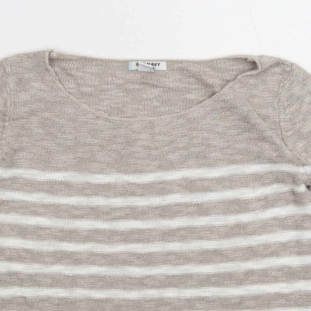 Womens UK Size S Old Navy Grey Pullover Jumper
