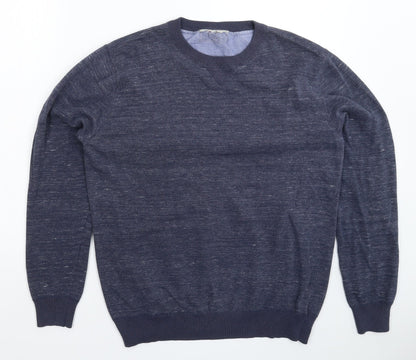 NEXT Mens Blue  Knit Pullover Jumper Size M