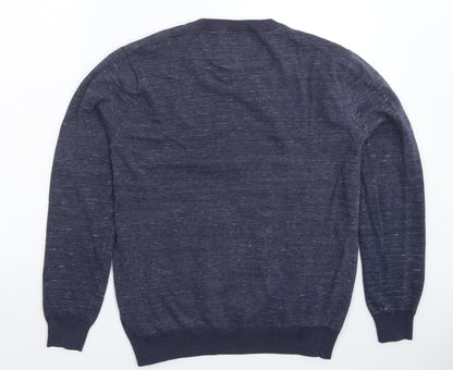 NEXT Mens Blue  Knit Pullover Jumper Size M