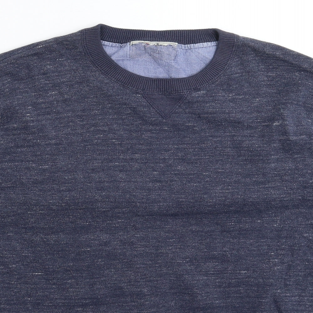 NEXT Mens Blue  Knit Pullover Jumper Size M
