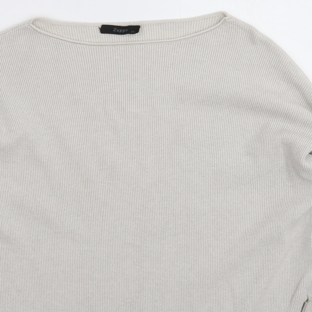 Womens UK Size L Zuppe Grey Pullover Jumper