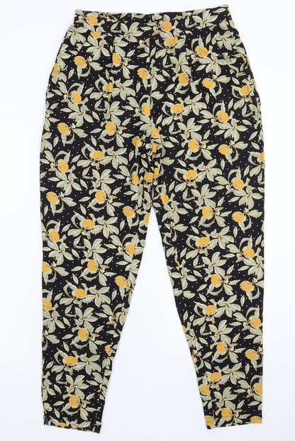 Womens UK Size 10 Marks and Spencer Slim Fit  Black Trousers