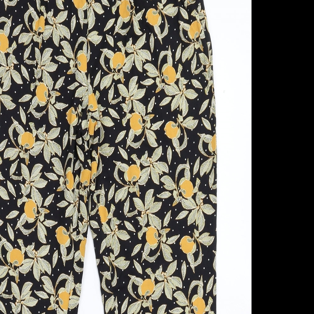 Womens UK Size 10 Marks and Spencer Slim Fit  Black Trousers