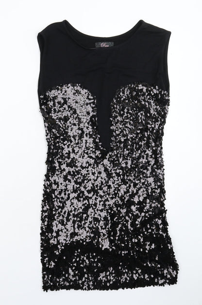 Rare Womens Black   Bodycon  Size 10