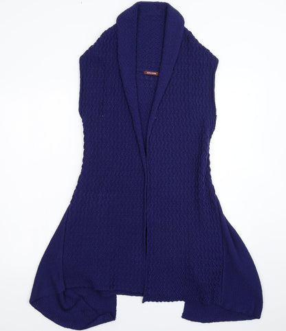 Womens UK Size 10 Savoir Blue Cardigan Jumper