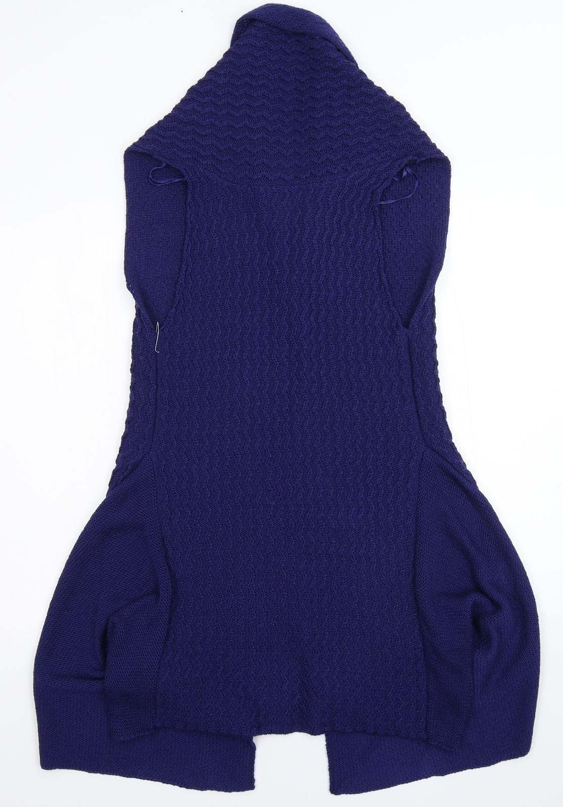 Womens UK Size 10 Savoir Blue Cardigan Jumper