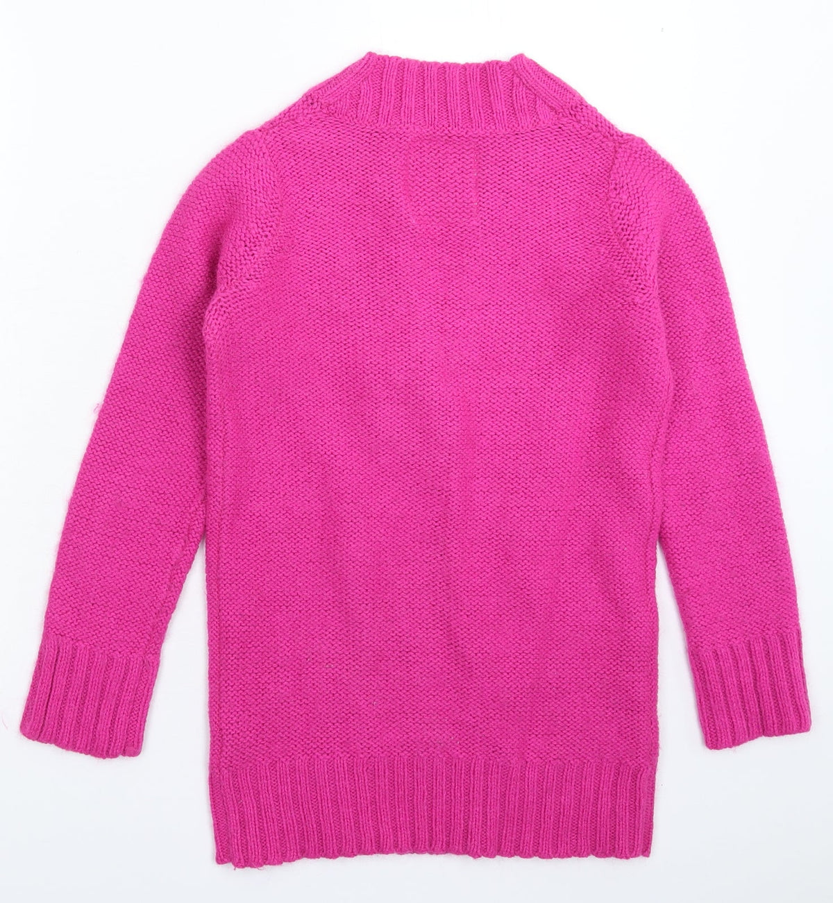 Back view of Shop Direct women’s pink knit jumper, size UK 10