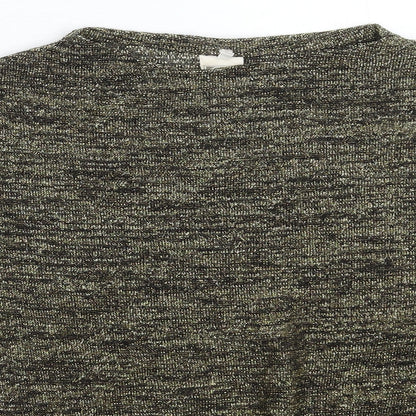 Womens UK Size M Preworn Gold Pullover Jumper