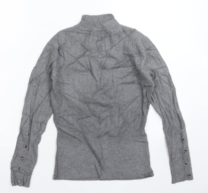 Womens UK Size 8 Marks and Spencer Grey Pullover Jumper