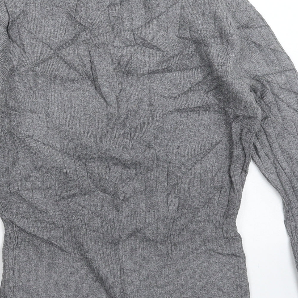 Womens UK Size 8 Marks and Spencer Grey Pullover Jumper
