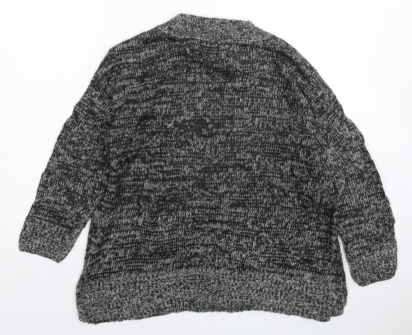 Womens UK Size S New Look Grey Pullover Jumper