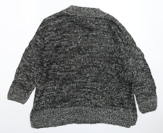 Womens UK Size S New Look Grey Pullover Jumper