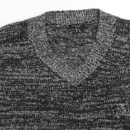 Womens UK Size S New Look Grey Pullover Jumper