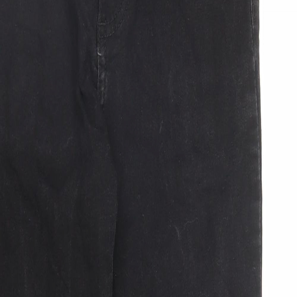 RESERVED Womens Black  Denim Skinny Jeans Size 8 L25 in