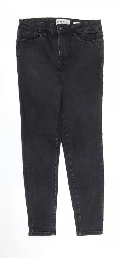 New Look Womens Black  Denim Skinny Jeans Size 10 L25 in