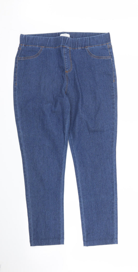 Avon Womens Blue  Denim Cropped Jeans Size M L23 in