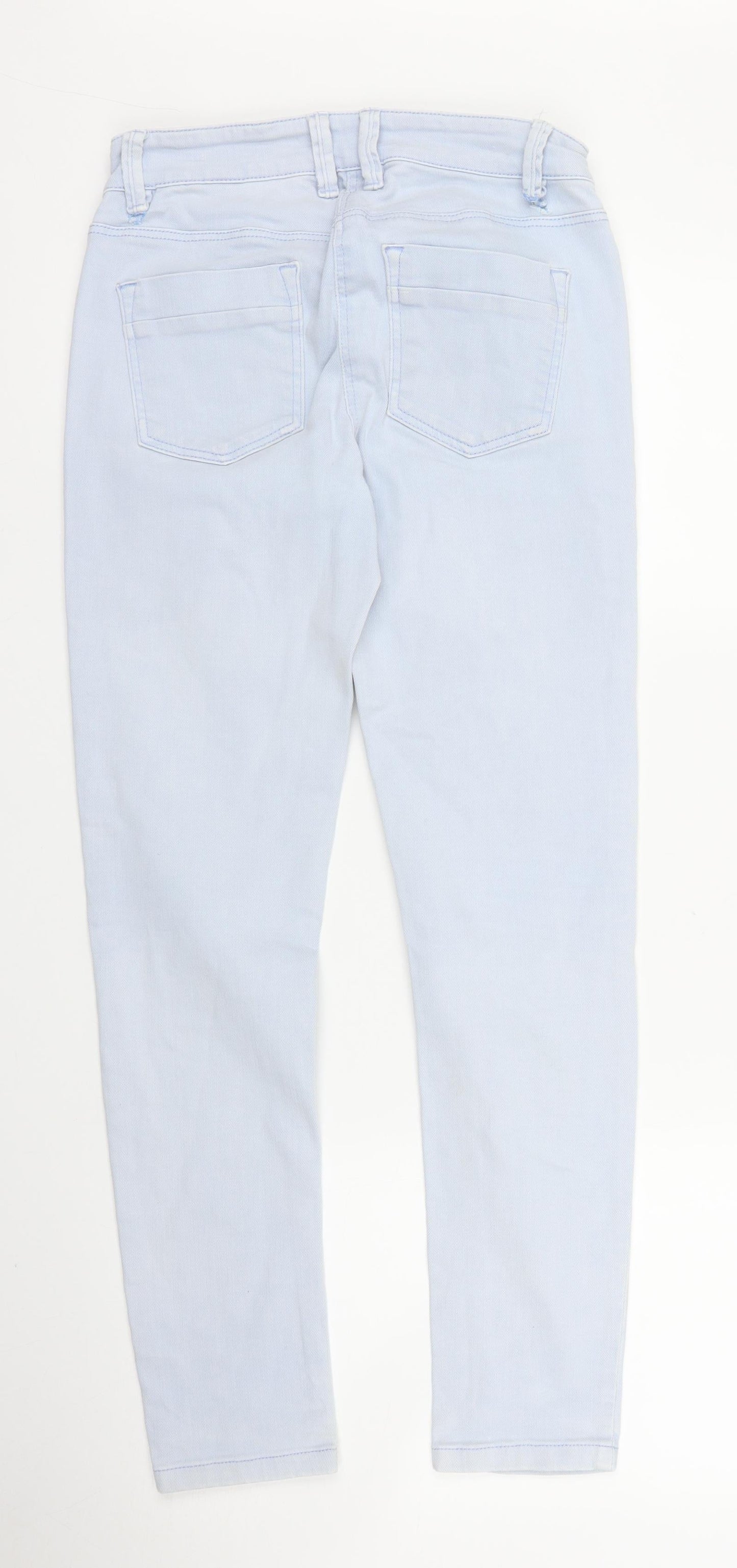 NEXT Womens Blue  Denim Skinny Jeans Size 6 L26 in