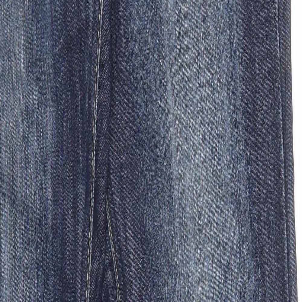 Womens UK Size 10 Monday Regular Fit Straight Blue Jeans