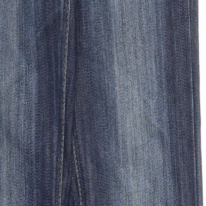 Womens UK Size 10 Monday Regular Fit Straight Blue Jeans
