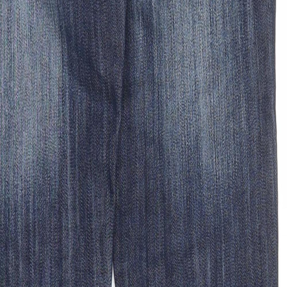Womens UK Size 10 Monday Regular Fit Straight Blue Jeans