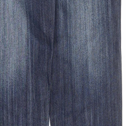 Womens UK Size 10 Monday Regular Fit Straight Blue Jeans