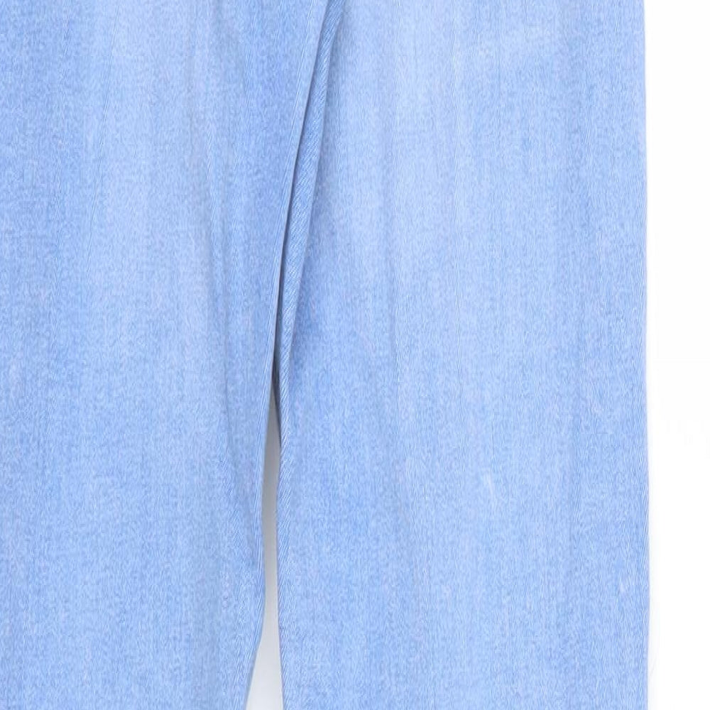 Womens UK Size 8 Papaya Regular Fit Skinny Blue Jeans
