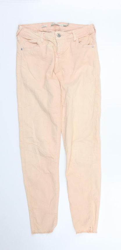 Bershka Womens Pink   Skinny Jeans Size S L26 in
