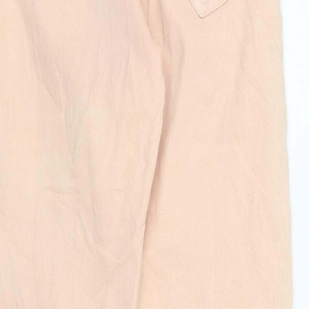 Bershka Womens Pink   Skinny Jeans Size S L26 in