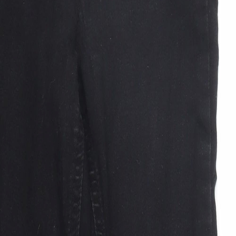 F&F Womens Black  Denim Skinny Jeans Size 6 L26 in