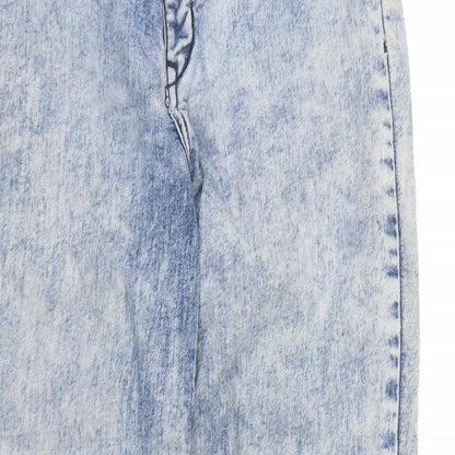Womens UK Size M Preworn Regular Fit Mom Blue Jeans