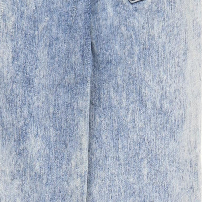 Womens UK Size M Preworn Regular Fit Mom Blue Jeans