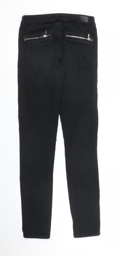 Womens UK Size 6 TALLY WEiJL Regular Fit Skinny Black Jeans