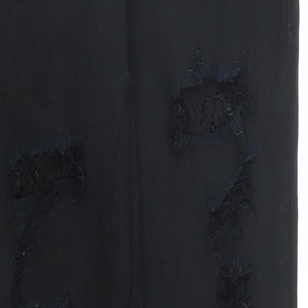 Womens UK Size 6 TALLY WEiJL Regular Fit Skinny Black Jeans