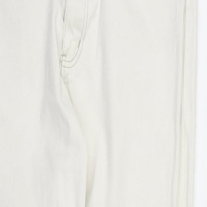 Joie De Vivre Womens White  Denim Straight Jeans Size 30 in L27 in