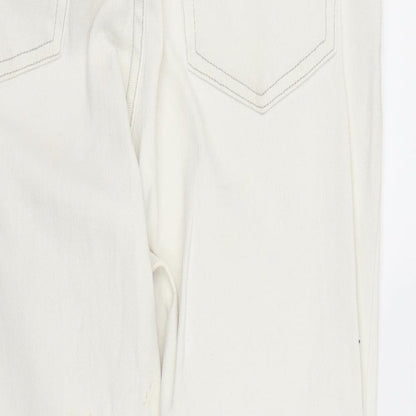 Joie De Vivre Womens White  Denim Straight Jeans Size 30 in L27 in