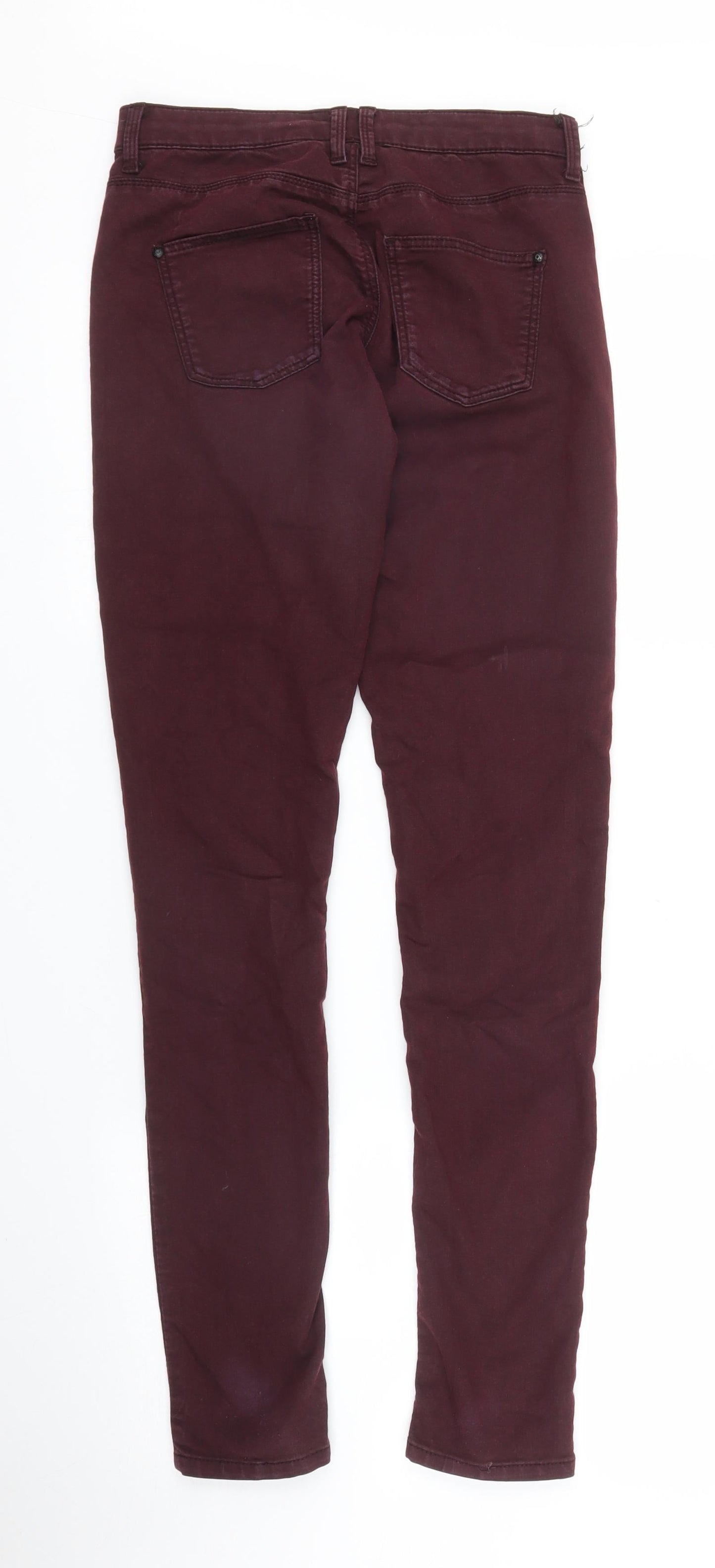 Topshop Womens Purple  Denim Skinny Jeans Size 26 in L29 in