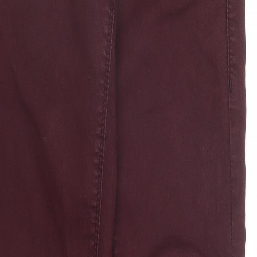 Topshop Womens Purple  Denim Skinny Jeans Size 26 in L29 in