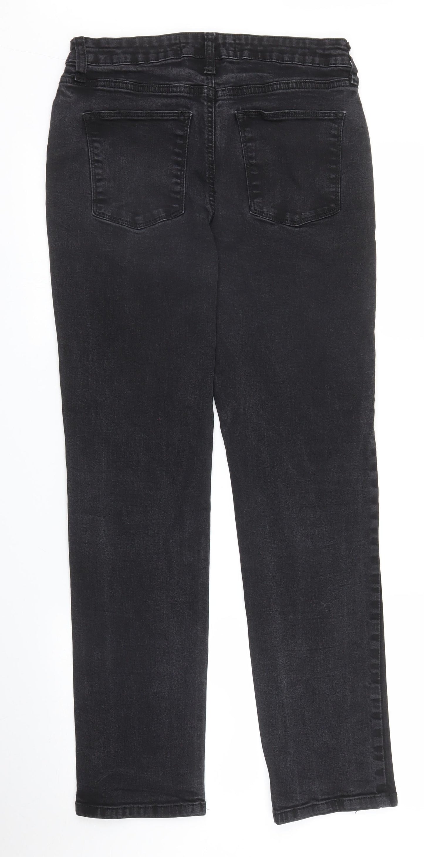 Very Womens Black  Denim Straight Jeans Size 29 in L28 in