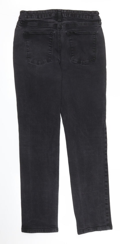 Very Womens Black  Denim Straight Jeans Size 29 in L28 in