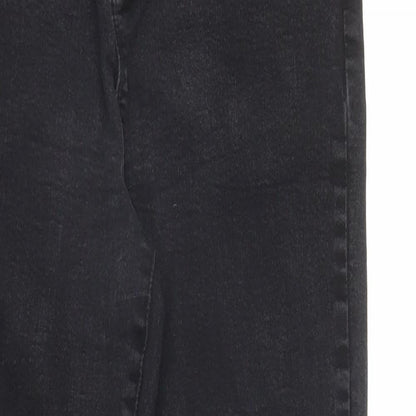 Very Womens Black  Denim Straight Jeans Size 29 in L28 in