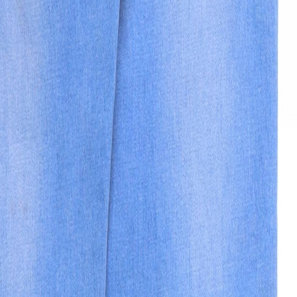 Womens UK Size S Preworn Regular Fit Skinny Blue Jeans