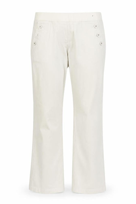 Womens UK Size 14 Maine New England Regular Fit  White Trousers