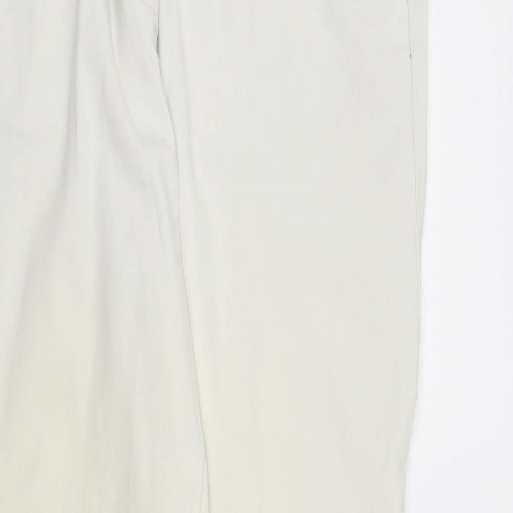 Maine New England Womens White   Trousers  Size 14 L30 in