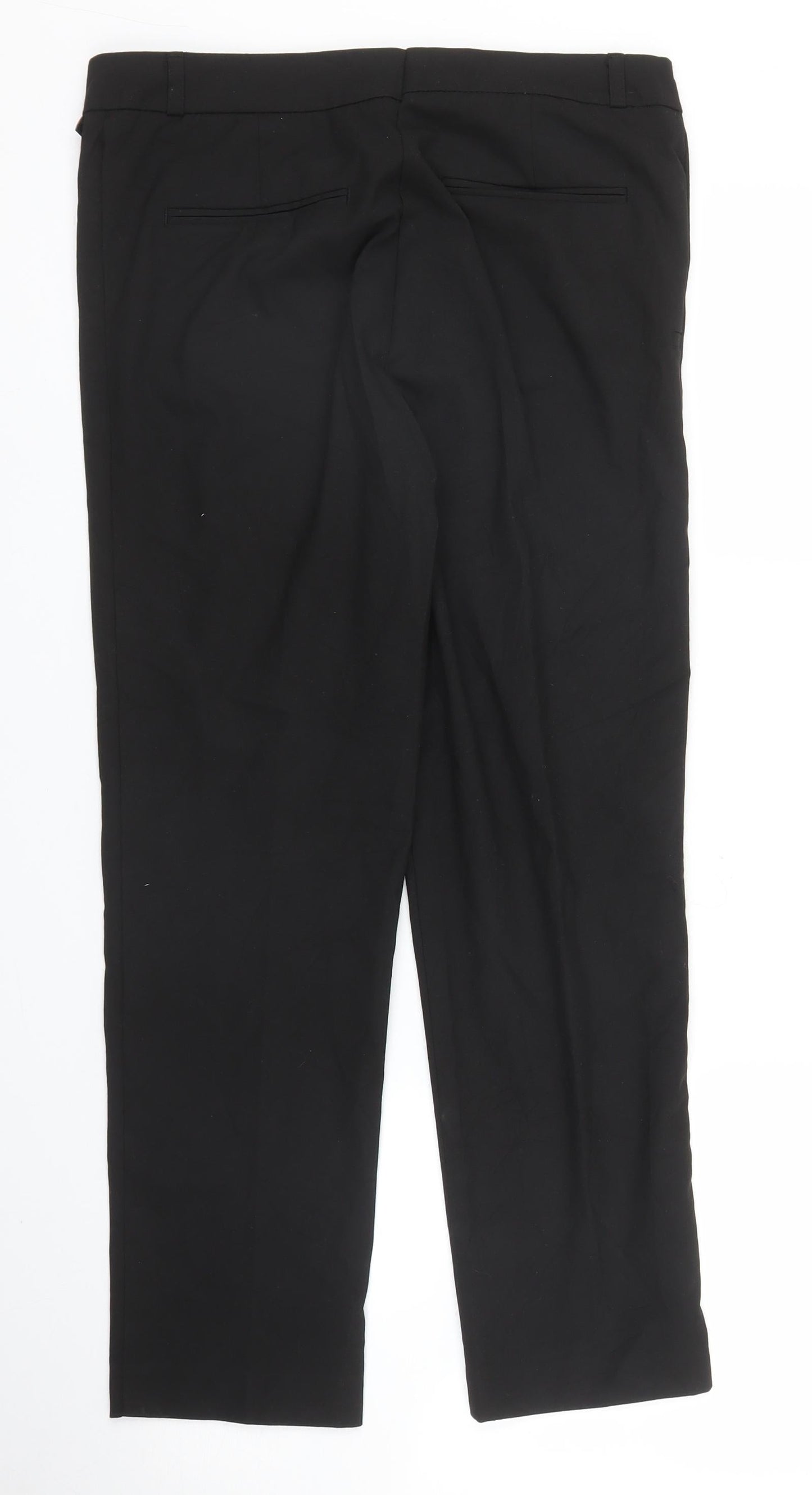 Incorporate Wear Womens Black   Capri Trousers Size 12 L25 in