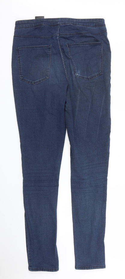 Womens UK Size 12 H&M Regular Fit Skinny Blue Jeans