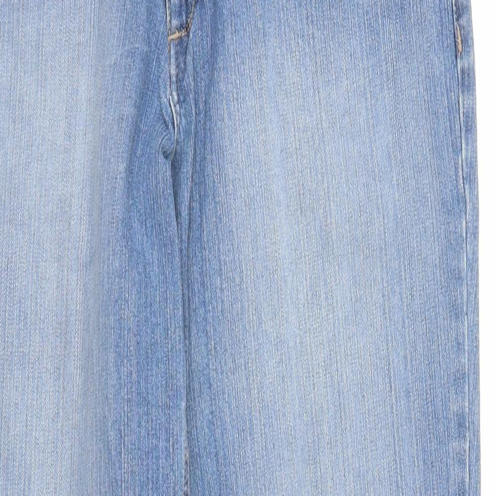 Orange Red Womens Blue  Denim Straight Jeans Size 30 in L30 in
