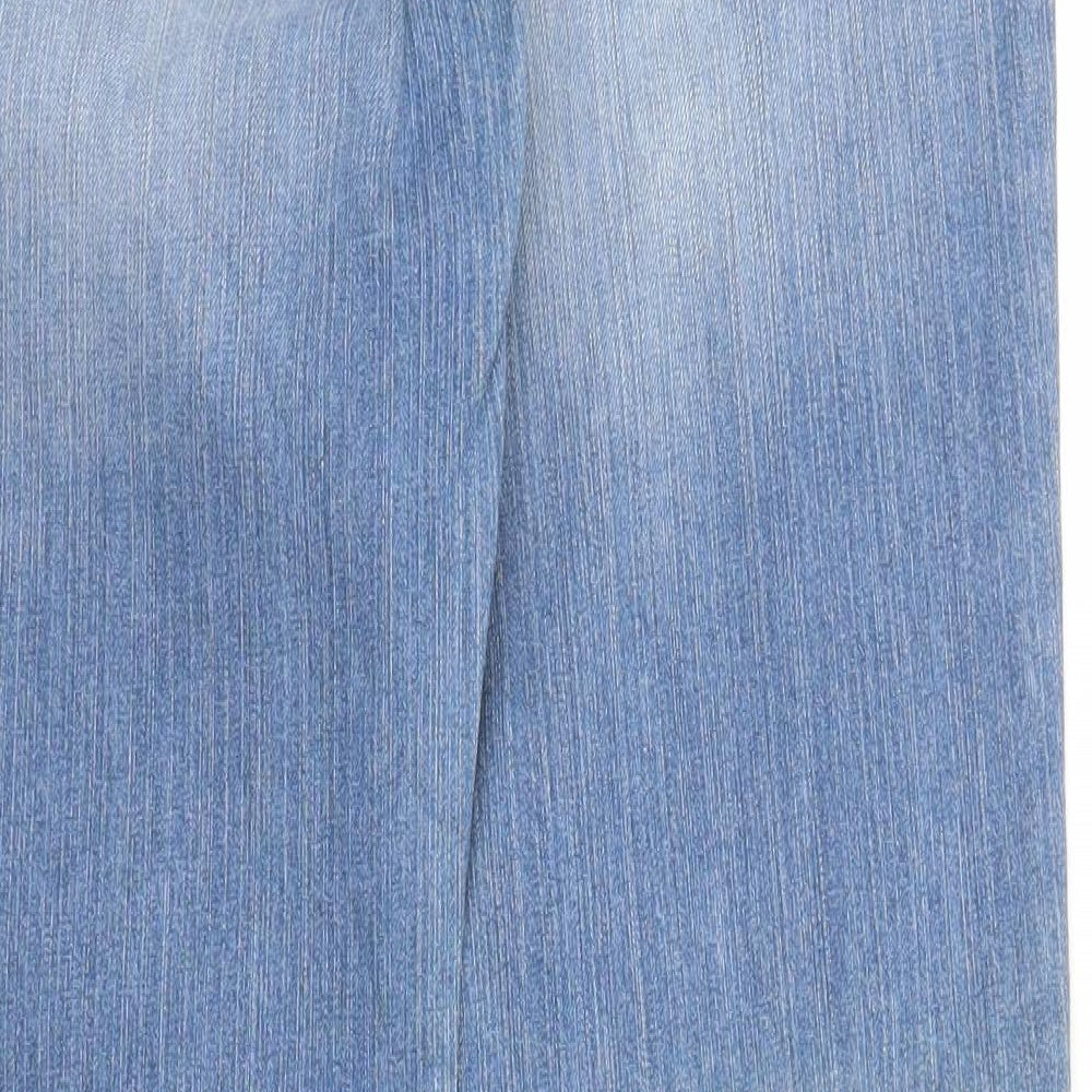 Orange Red Womens Blue  Denim Straight Jeans Size 30 in L30 in
