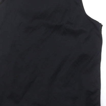Womens UK Size L Wardrobe Black Basic Blouse