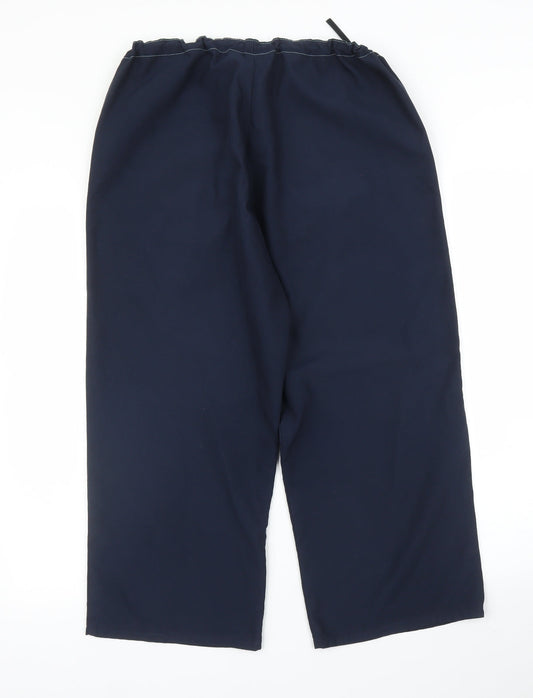 Womens UK Size 14 Dorothy Perkins Regular Fit Capri Blue Trousers