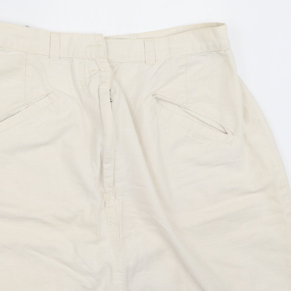 Mosquitos Womens Ivory   Straight & Pencil Skirt Size 10